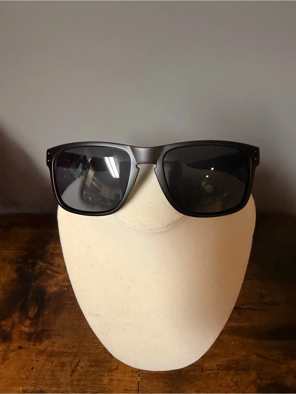 Oakley Holbrook Black Sunglasses with Yellow Accent